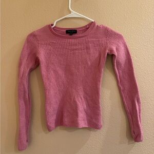 rag & bone Long Sleeve Pink Top